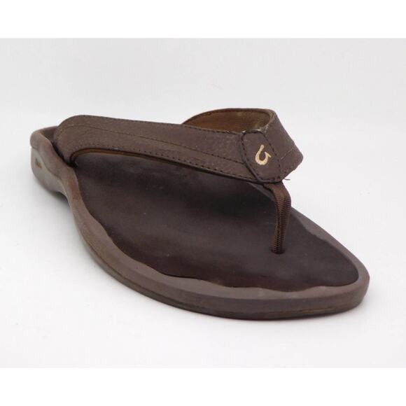 Olukai Ohana Womens Flip Flop Sandals Slip On Casual Comfort Logo Size 9 - Picture 1 of 7